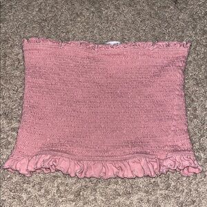 Bozzolo Mauve Smocked Top
